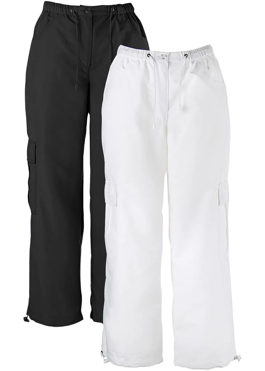 7/8-Hose mit Rundumbequembund (2-er Pack)