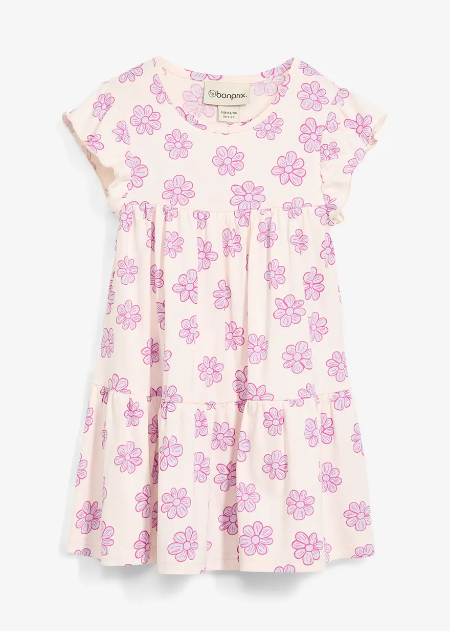 Jerseykleid aus reiner Baumwolle