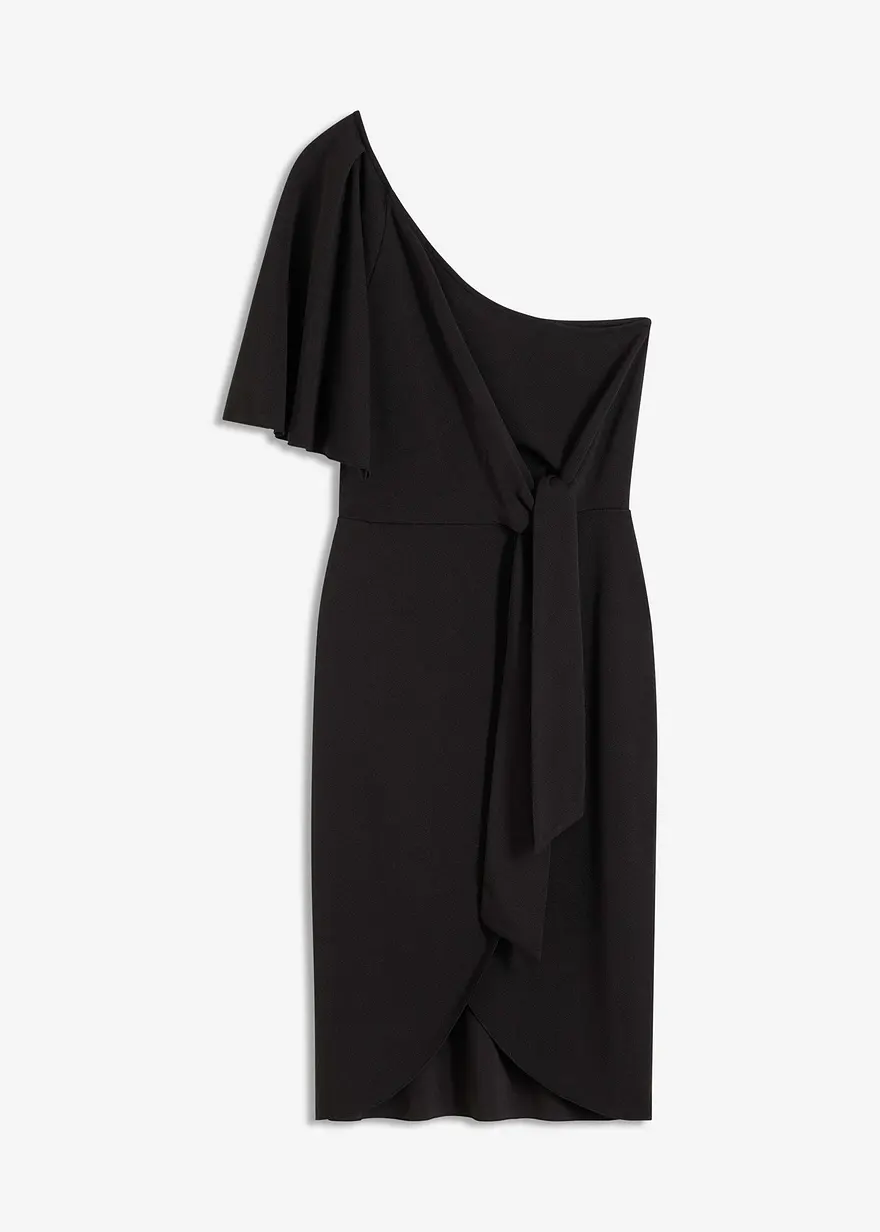 One-Shoulder-Kleid mit Raffung