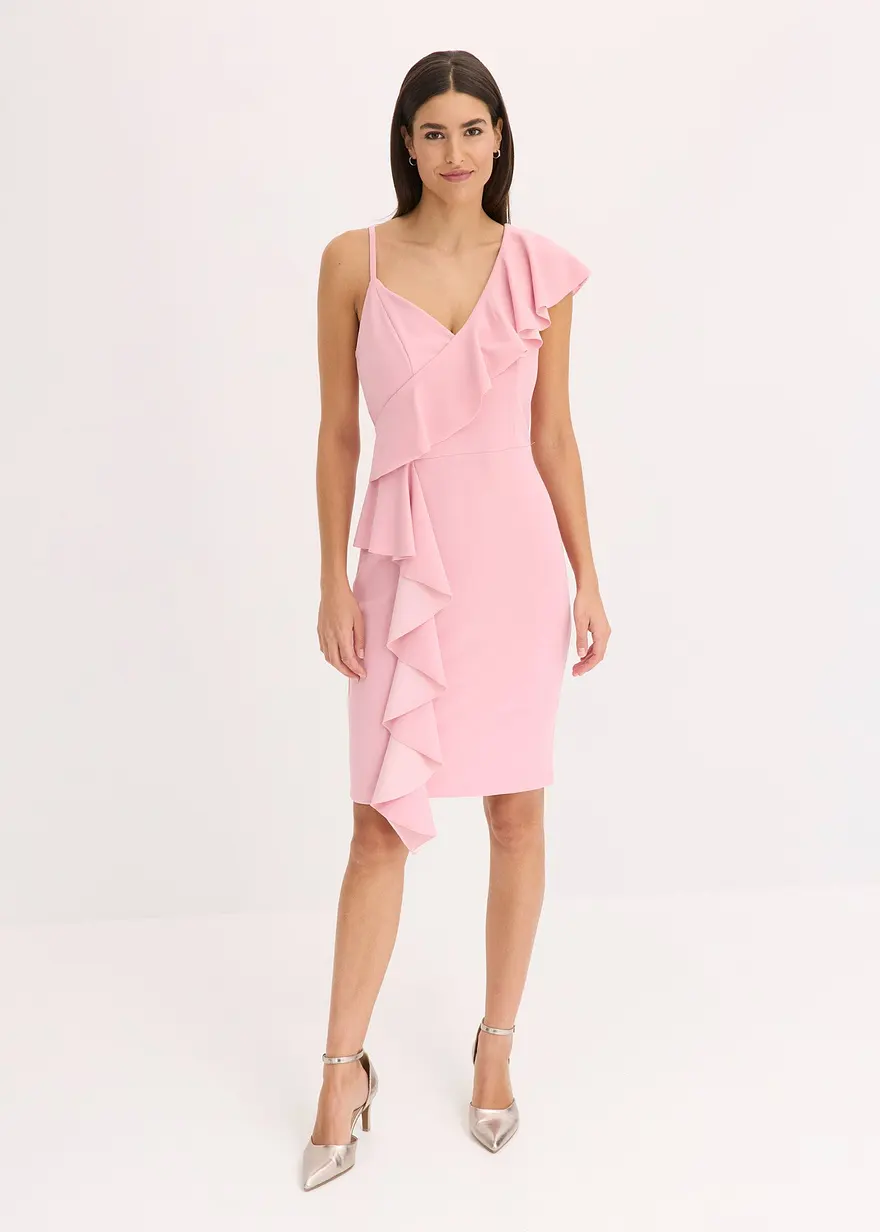 Bodycon-Kleid aus strukturiertem Crepe