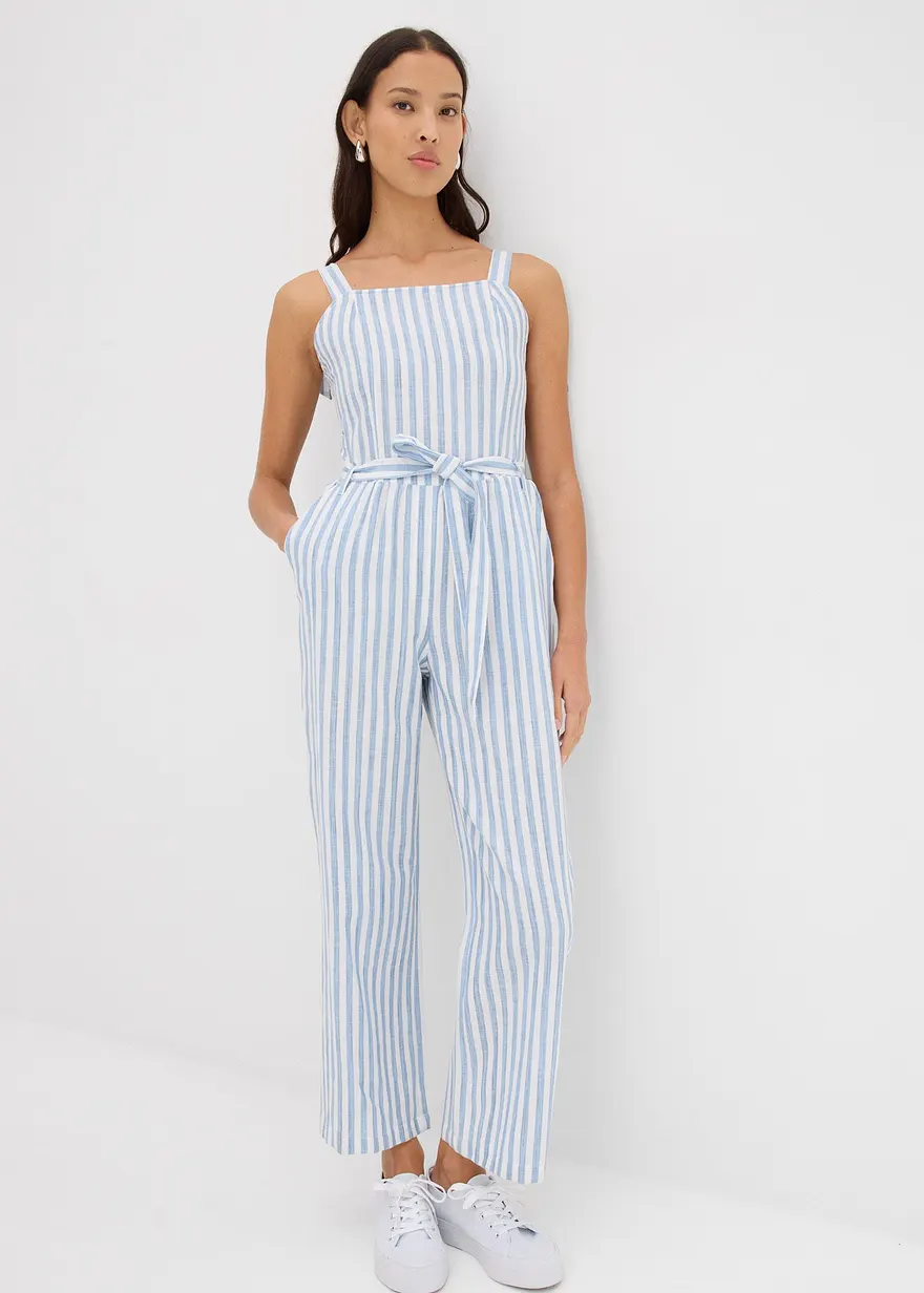 Jumpsuit aus reiner Baumwolle