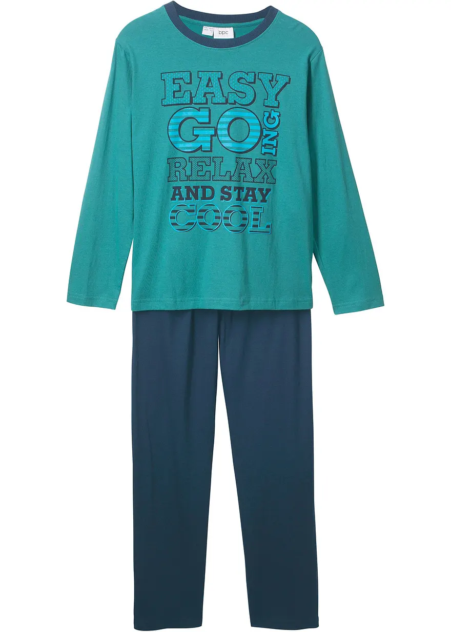 Pyjama aus reiner Baumwolle (2-tlg. Set)