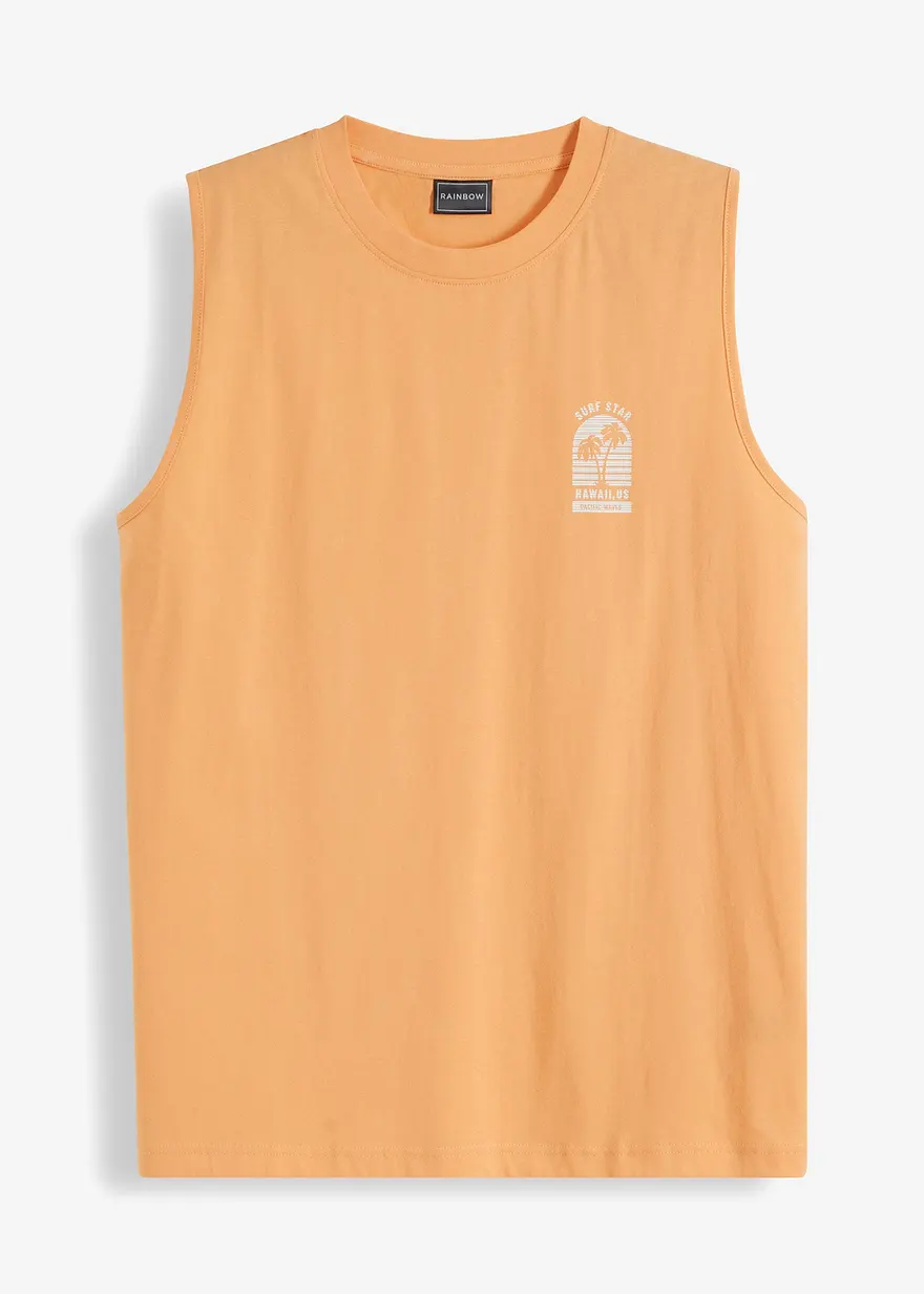 Muskel-Shirt aus reiner Baumwolle, Loose Fit
