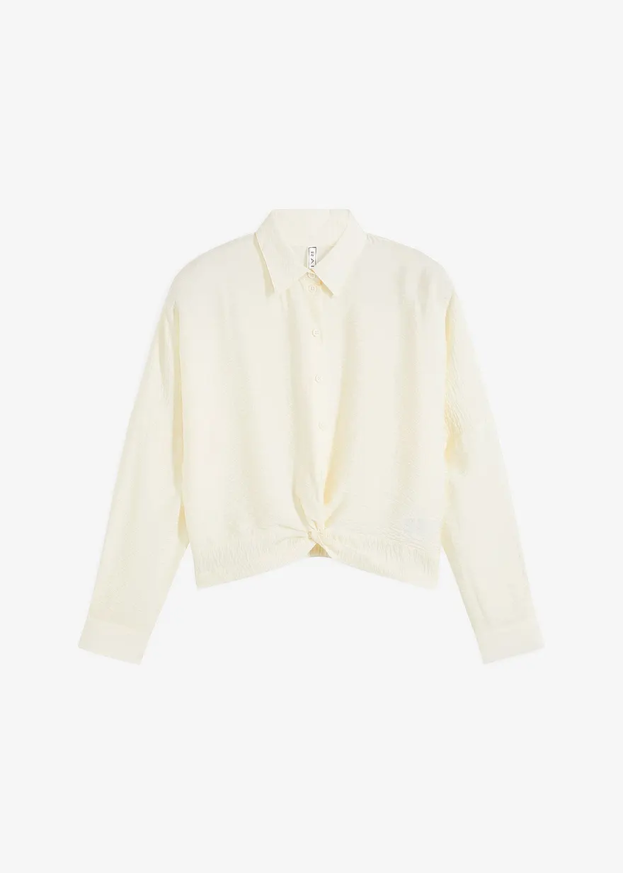 Bluse aus Viskose-Mix