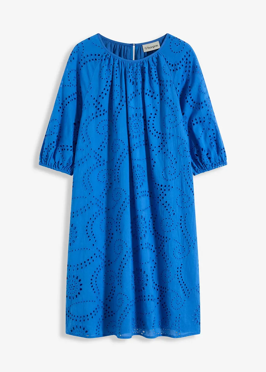 Kleid mit Lochstickerei