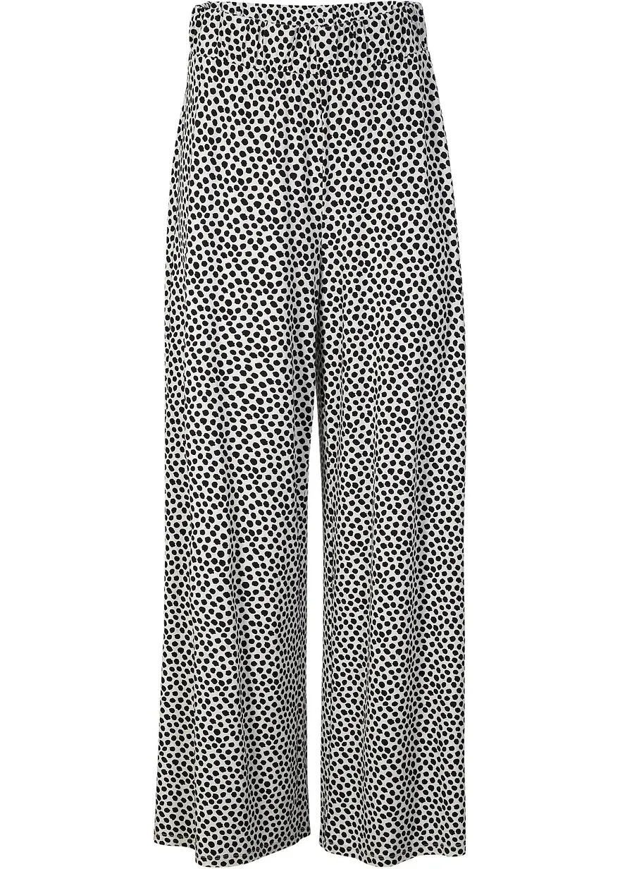 Palazzo-Hose aus Viskose-Mix