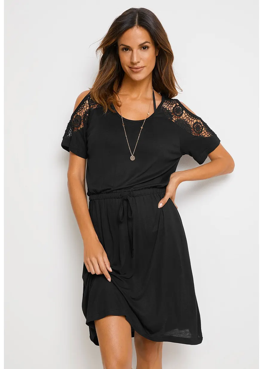 Transparentes Strandkleid aus Viskose