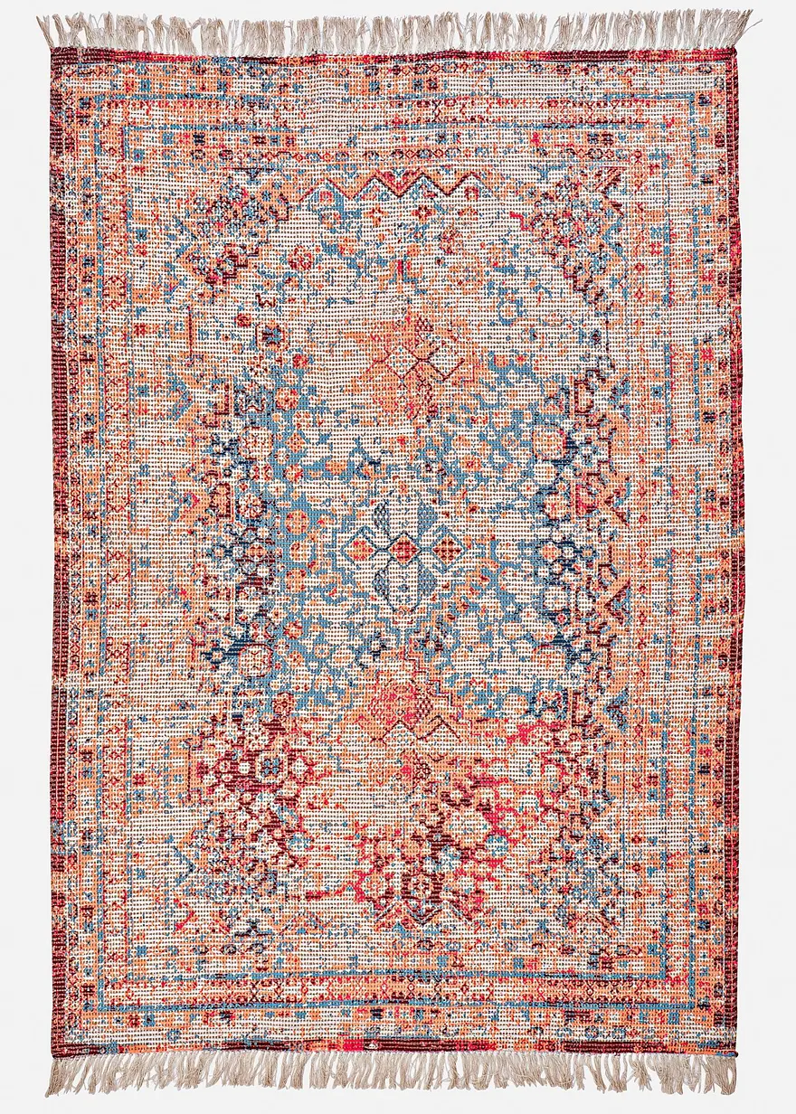 Kelim-Teppich mit orientalischer Musterung