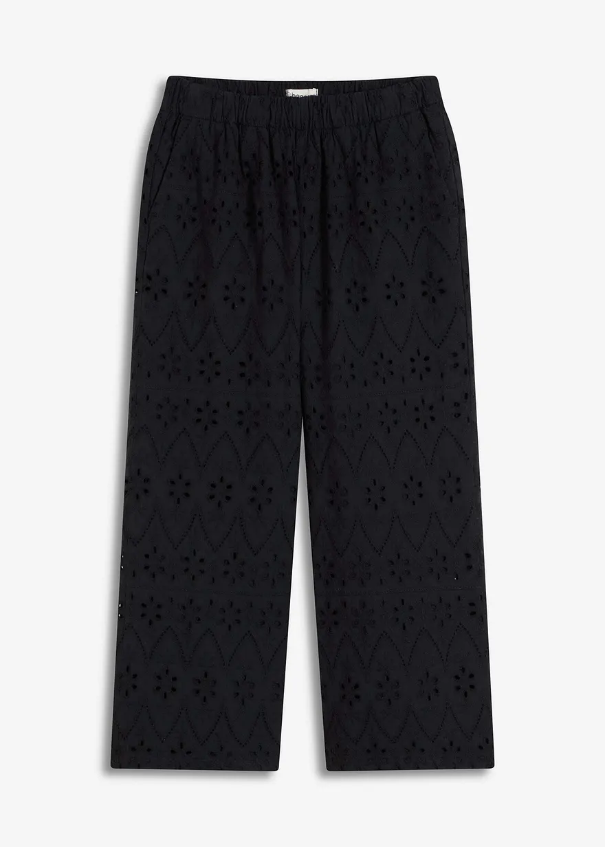 Culotte aus Lochstickerei
