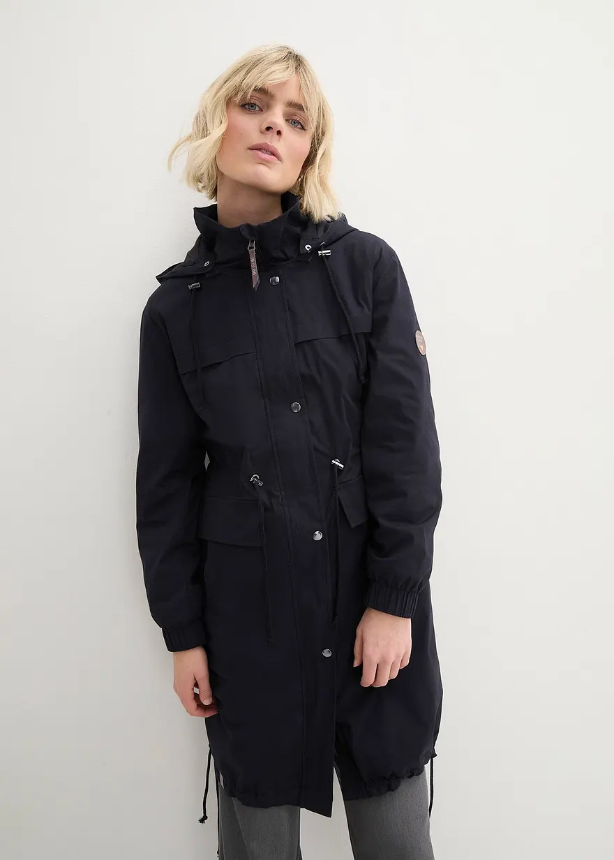 Trench-Parka mit großen Taschen
