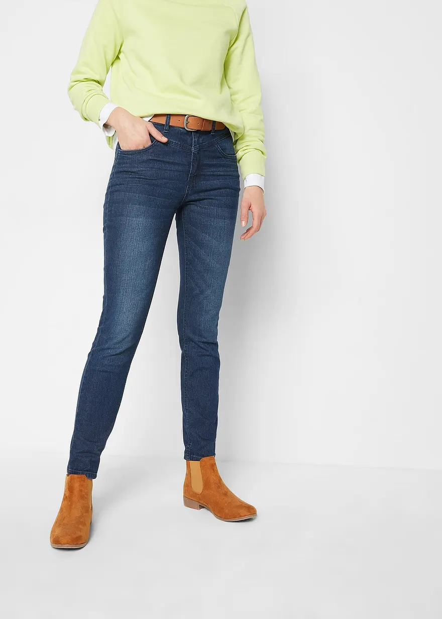 Skinny Jeans High Waist, cropped