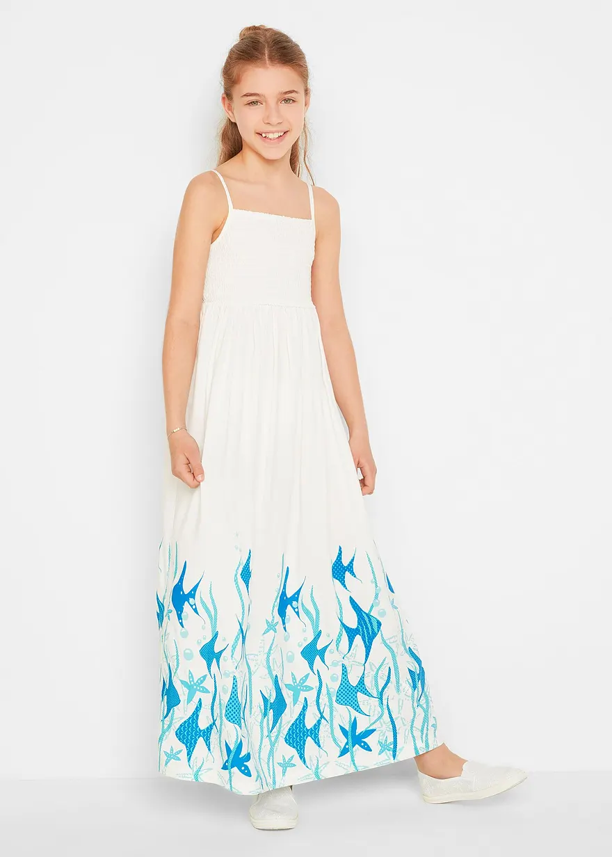 Maxikleid aus fließender Viskose