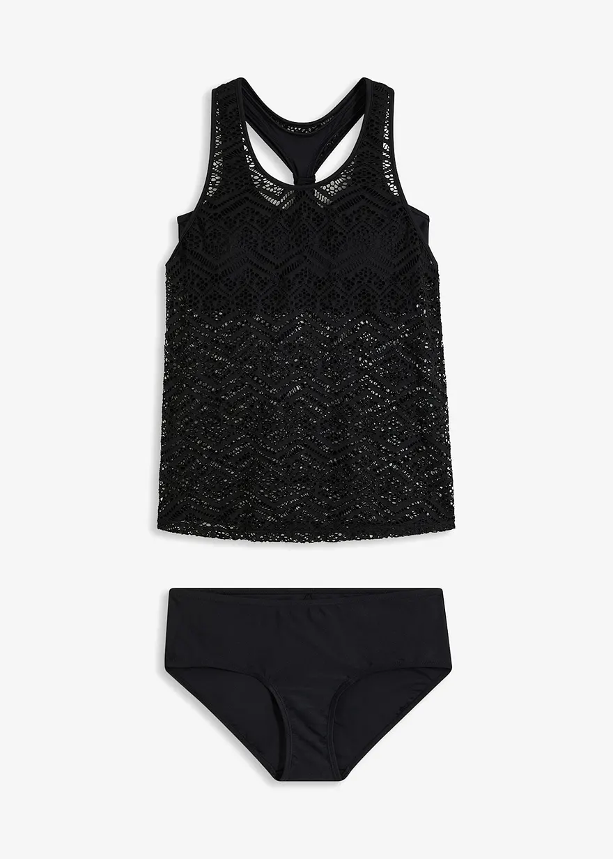 Tankini (2-tlg. Set) aus Spitze