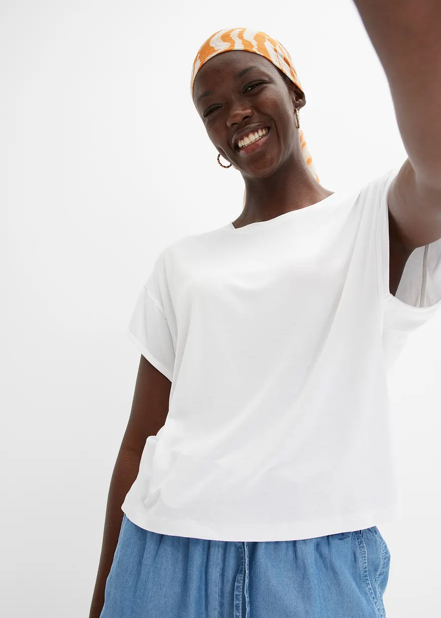 Oversize-Shirt aus softer Viskose