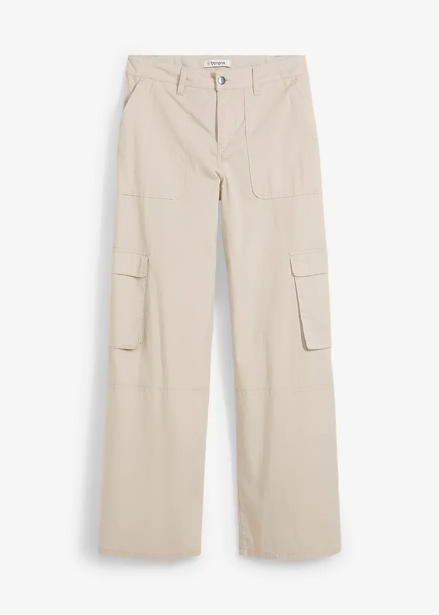 Cargohose aus Baumwolle mit Stretch
