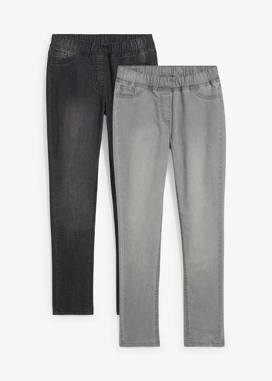Jeggings Mid Waist (2er Pack)