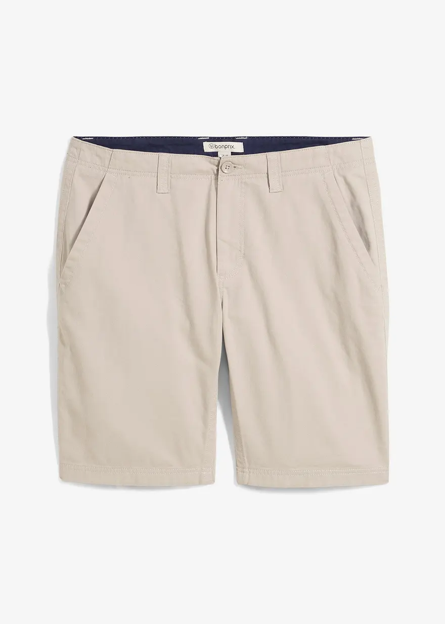 Chino-Bermuda aus reiner Baumwolle, Regular Fit