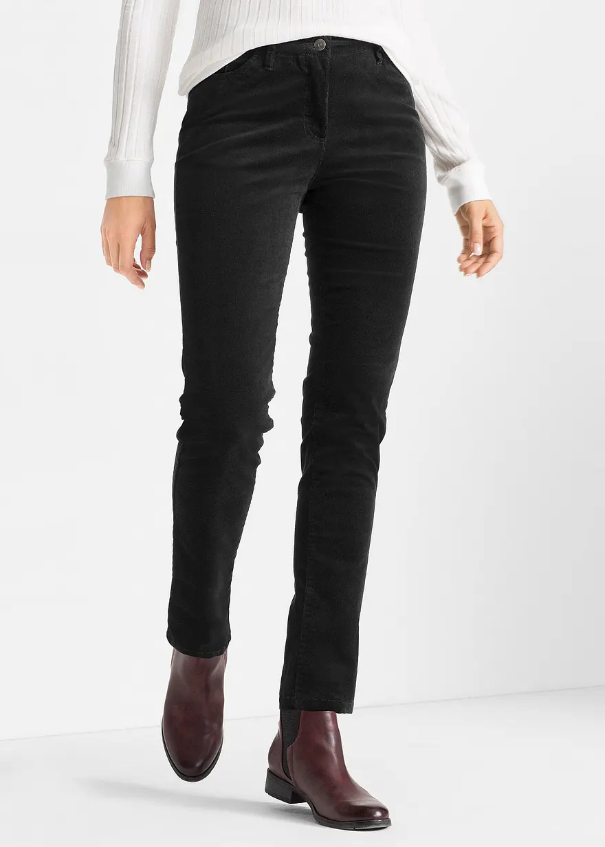 Stretch-Cordhose, Slim Fit