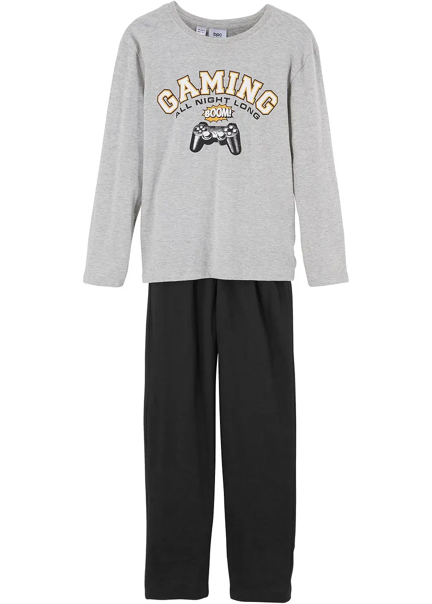 Pyjama mit weicher Baumwolle (2-tlg. Set)