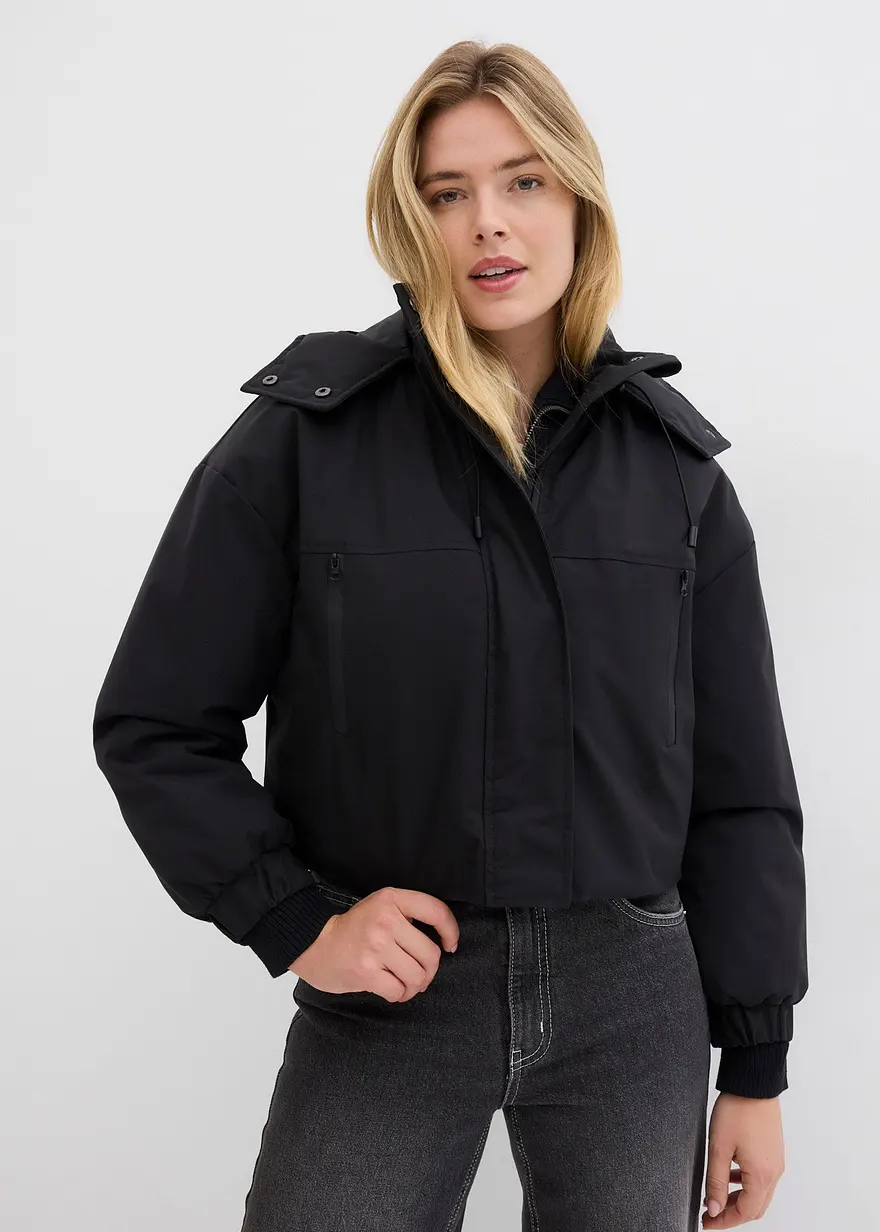 Outdoorjacke, verkürzt, wasserabweisend