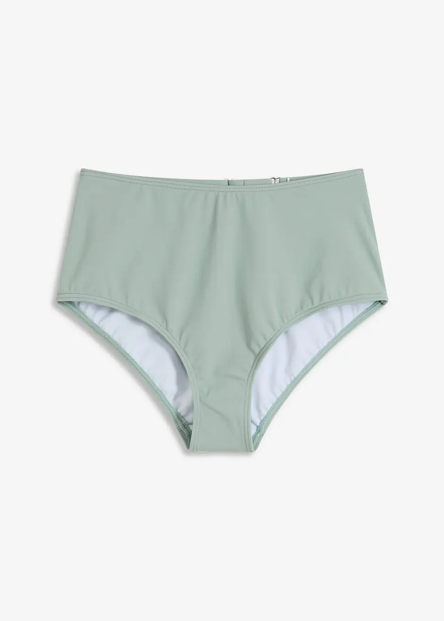 Highwaist-Bikinihose mit verstellbarem Bund