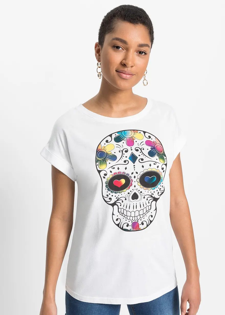 T-Shirt aus softem Viskose-Mix