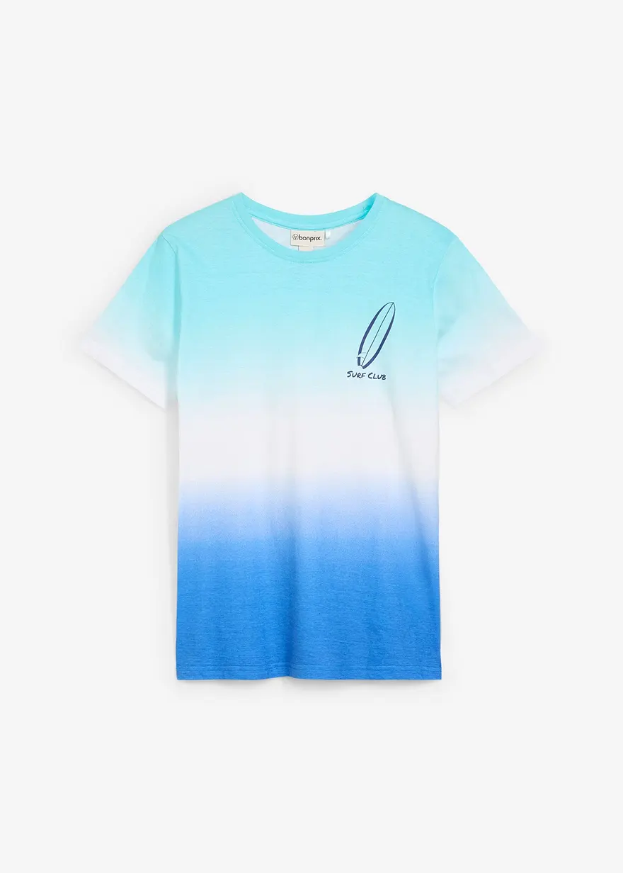T-Shirt mit Farbverlauf aus Bio Baumwolle