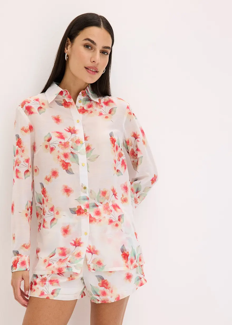 bedruckte Bluse