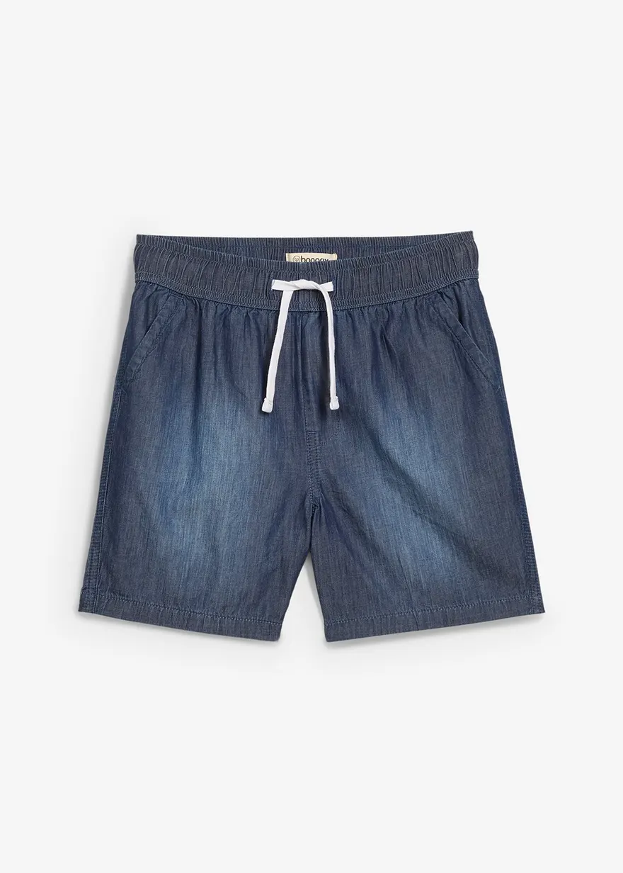 Jeans-Schlupf-Shorts, Regular Fit aus Bio Baumwolle