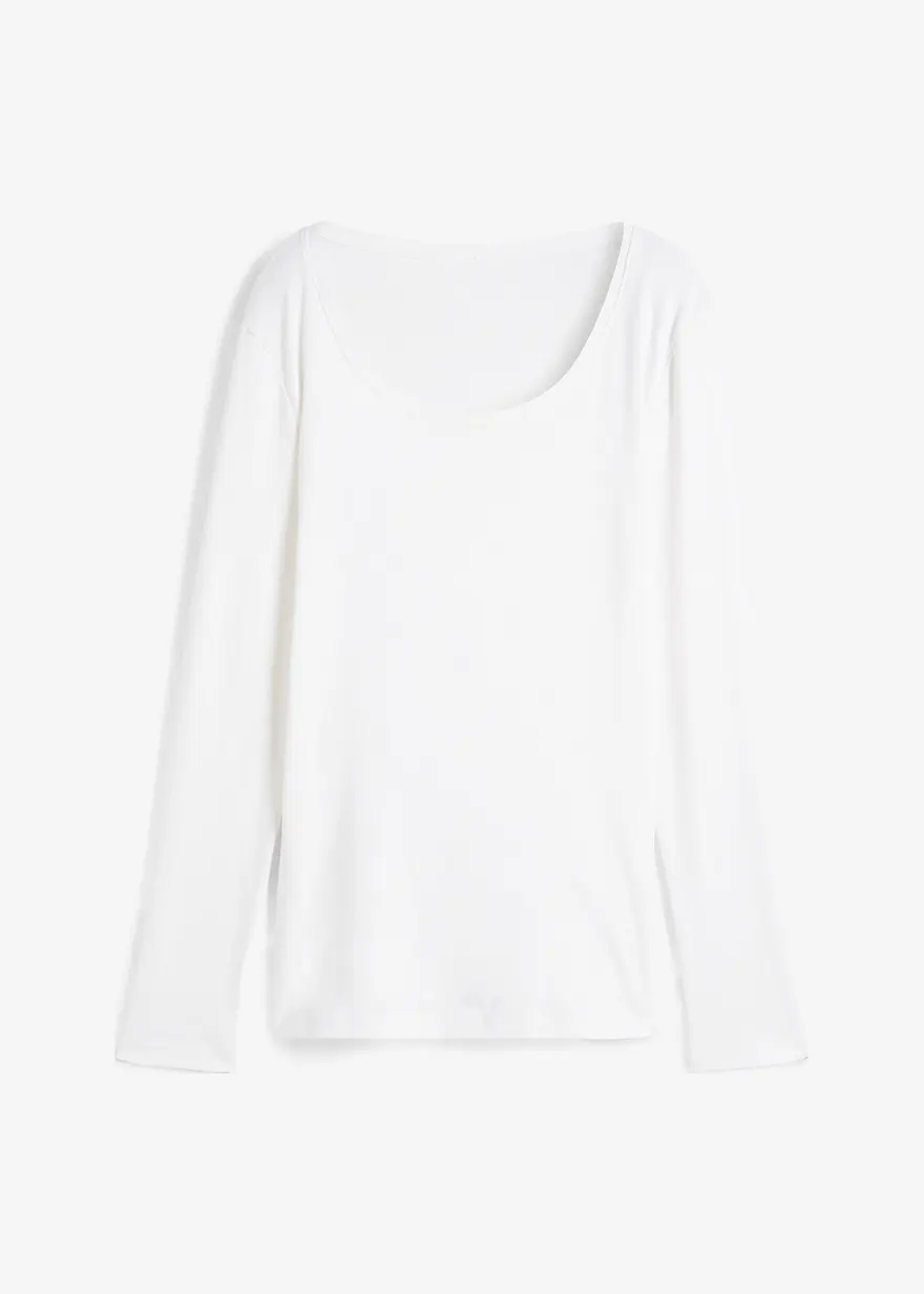 Langarmshirt aus reiner Bio-Baumwolle