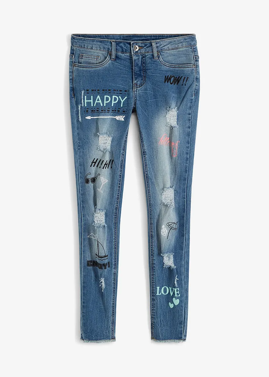 Skinny Jeans Mid Waist