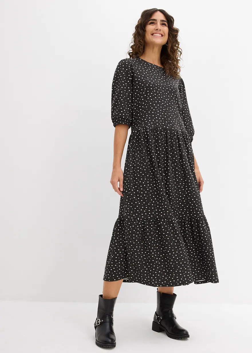 Shirtkleid aus reiner Baumwolle