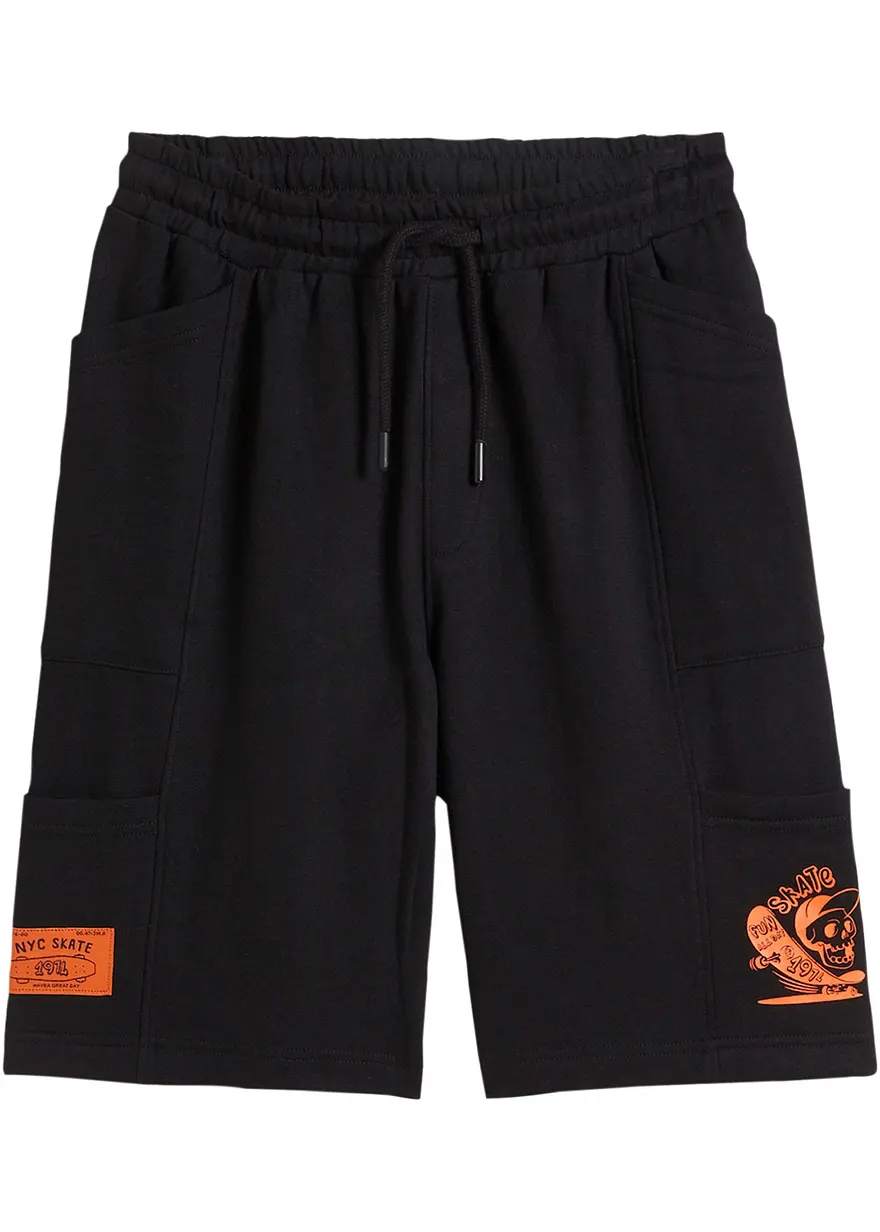 Sweat-Bermuda aus reiner Bio-Baumwolle