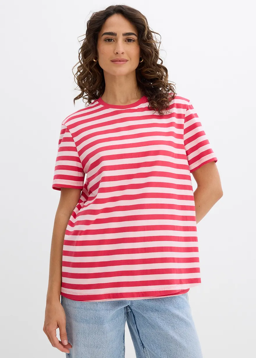 2-in-1 Umstands-und Stillshirt aus Bio-Baumwolle (2er Pack)