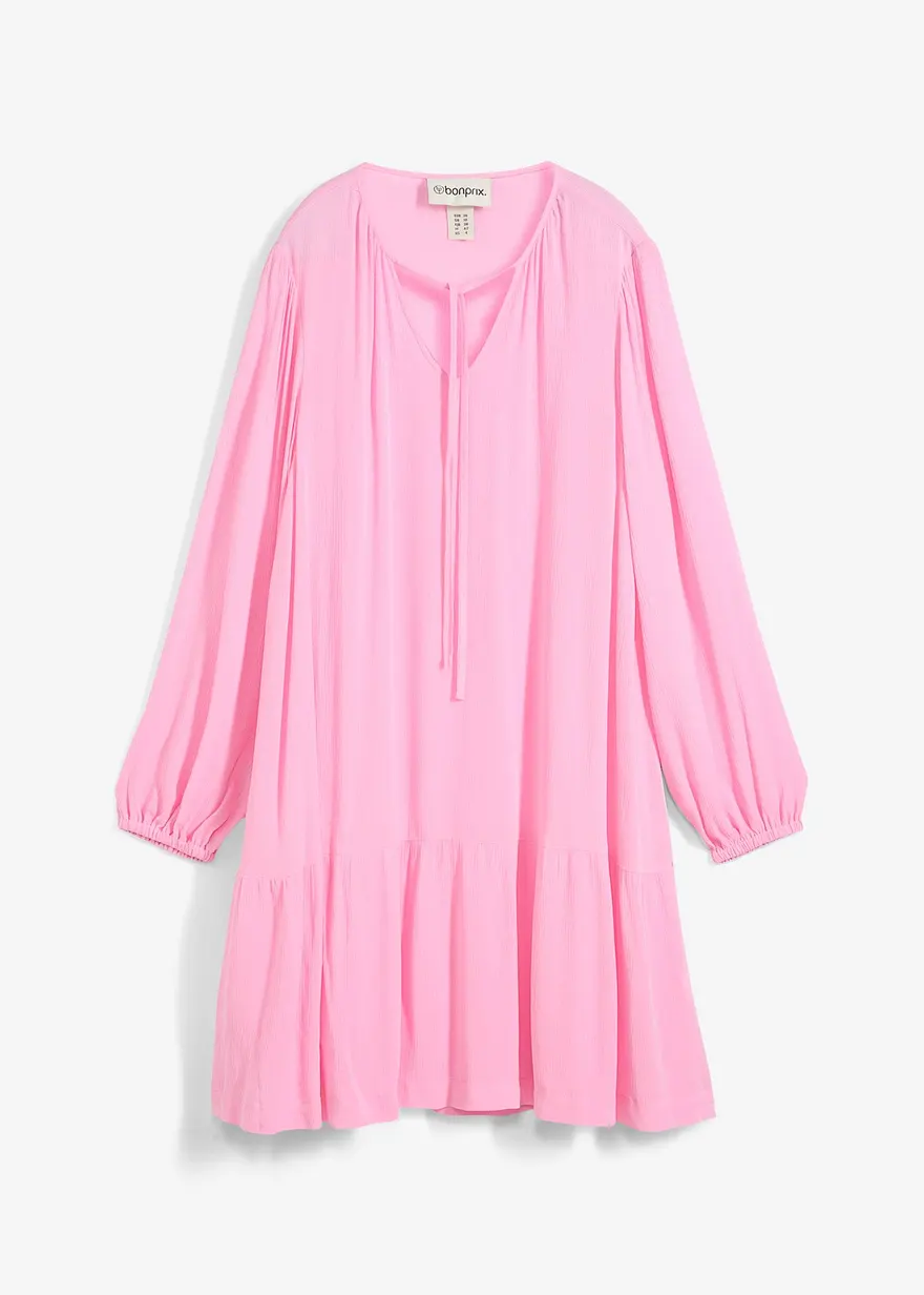 Tunika-Kleid aus fließender Viskose