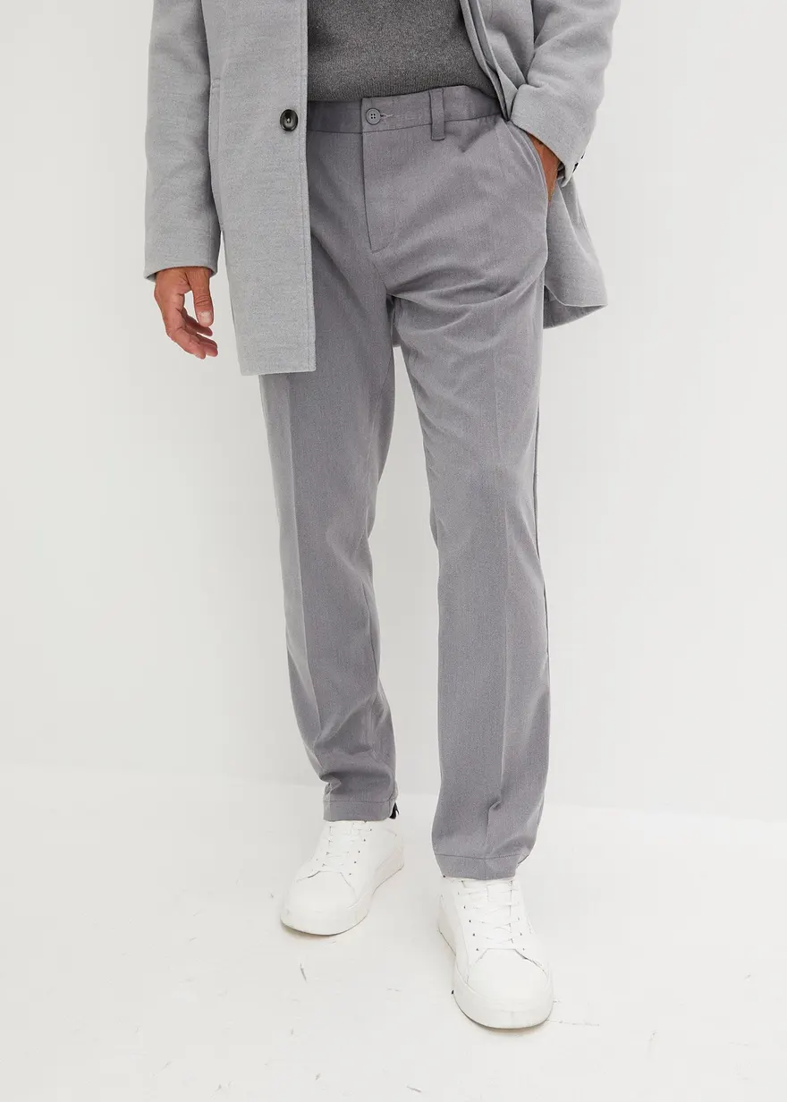 elegante Hose mit Bügelfalte, Regular Fit