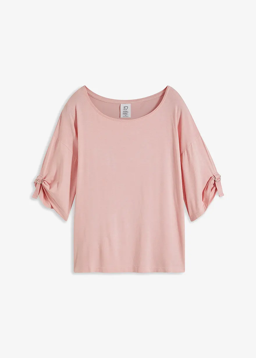T-Shirt mit U-Boot-Ausschnitt