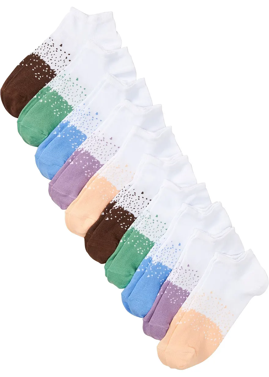 Sneakersocken mit Bio-Baumwolle (10er Pack)