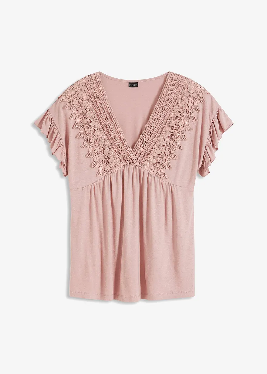 Shirt mit Spitze