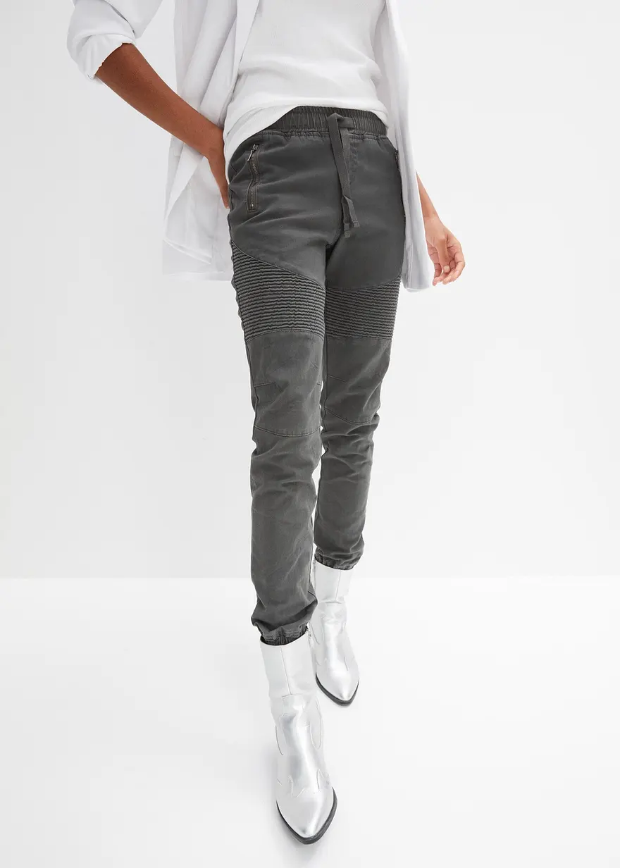 Hose mit Biker- Details