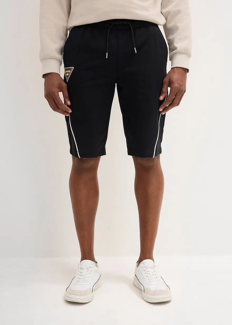 Feste Stretch-Schlupfbermuda, Loose Fit