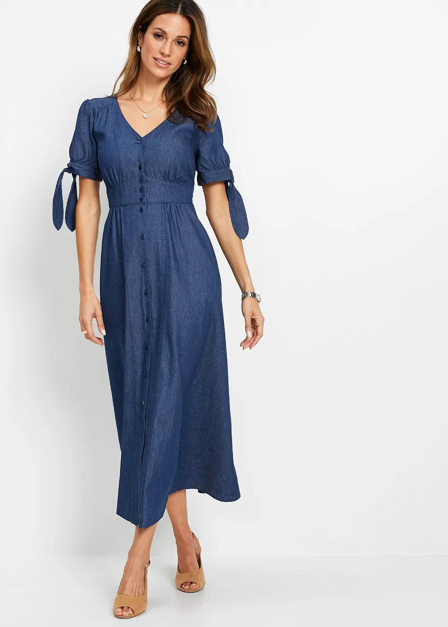 Langes Jeanskleid