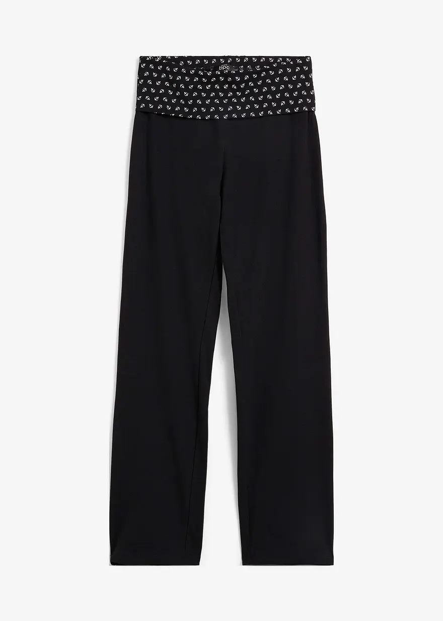 Jersey-Hose mit umschlagbaren Bund, Straight