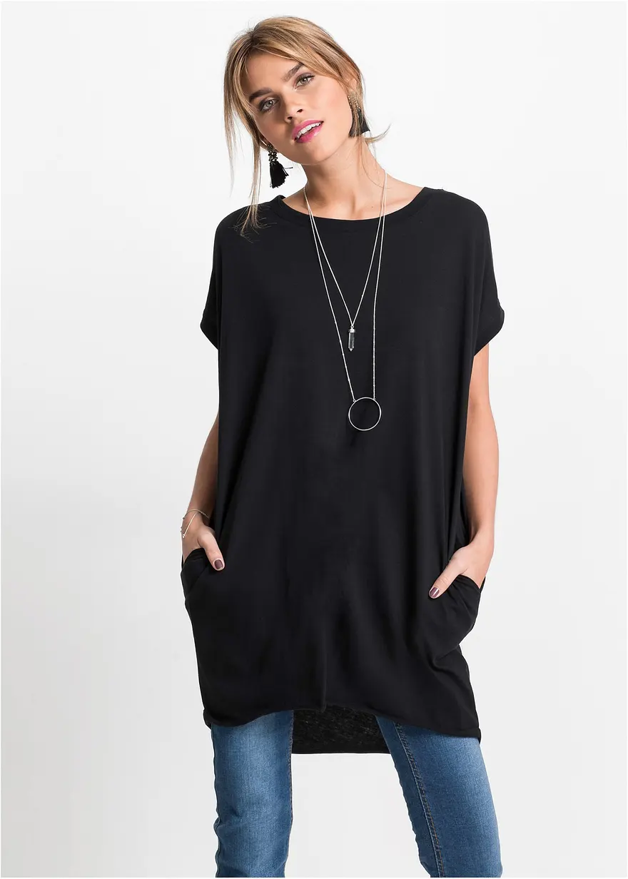 Longshirt aus reiner Baumwolle