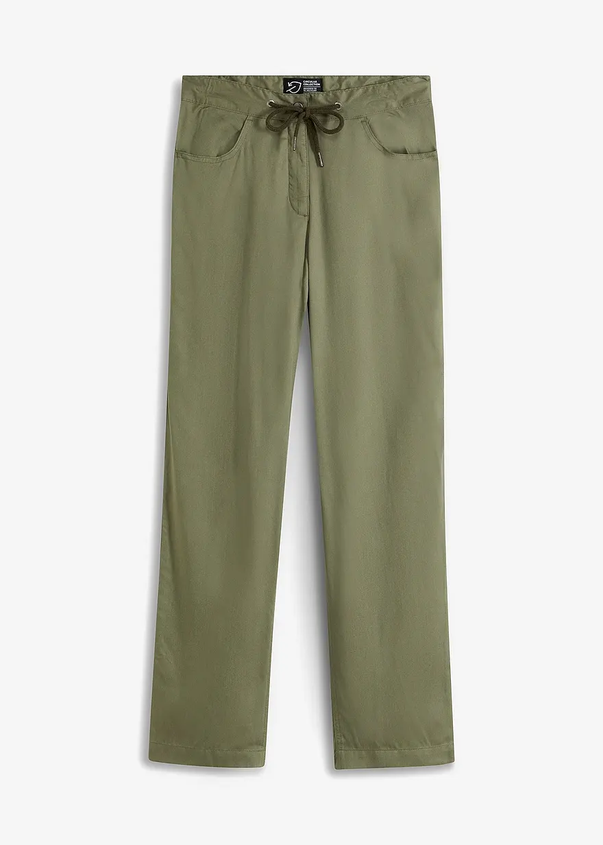 Leichte Cargohose aus fließendem Lyocell