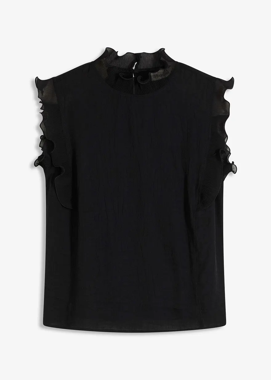 Bluse mit Volants