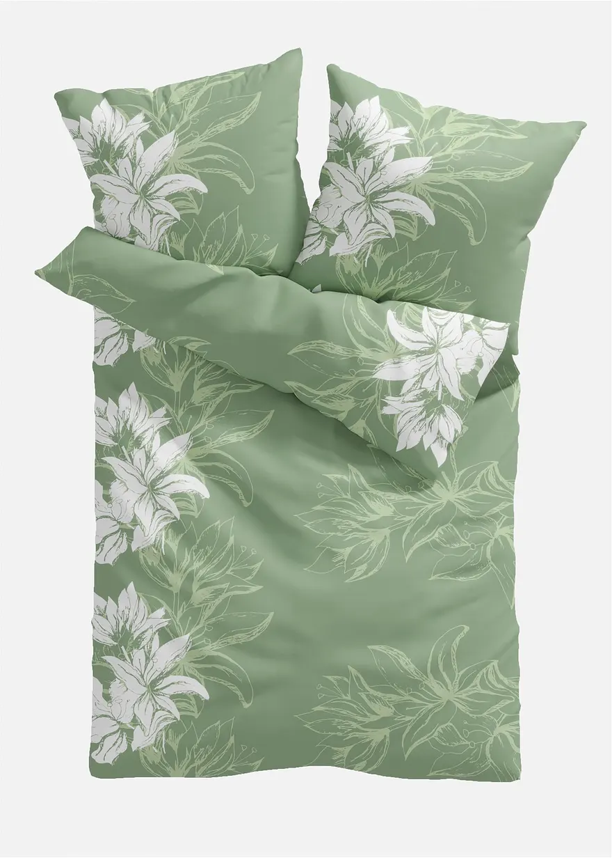 Bettwäsche mit Blüten