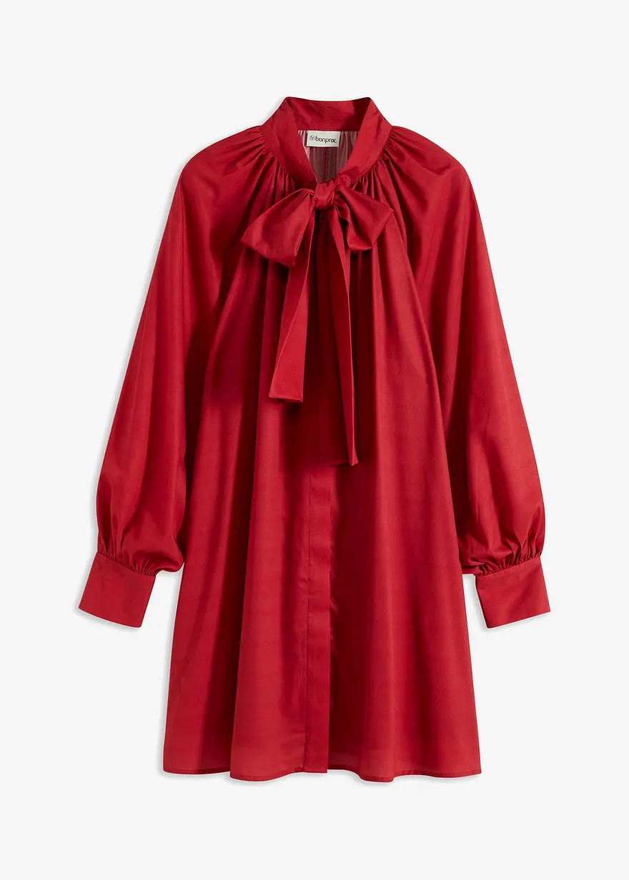 Blusenkleid mit Schluppenkragen