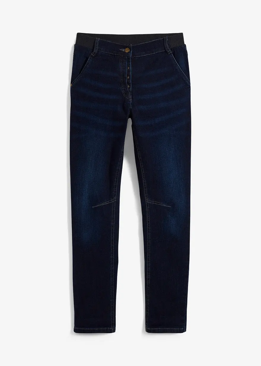 Boyfriend-Jeans Mid Waist, Bequembund