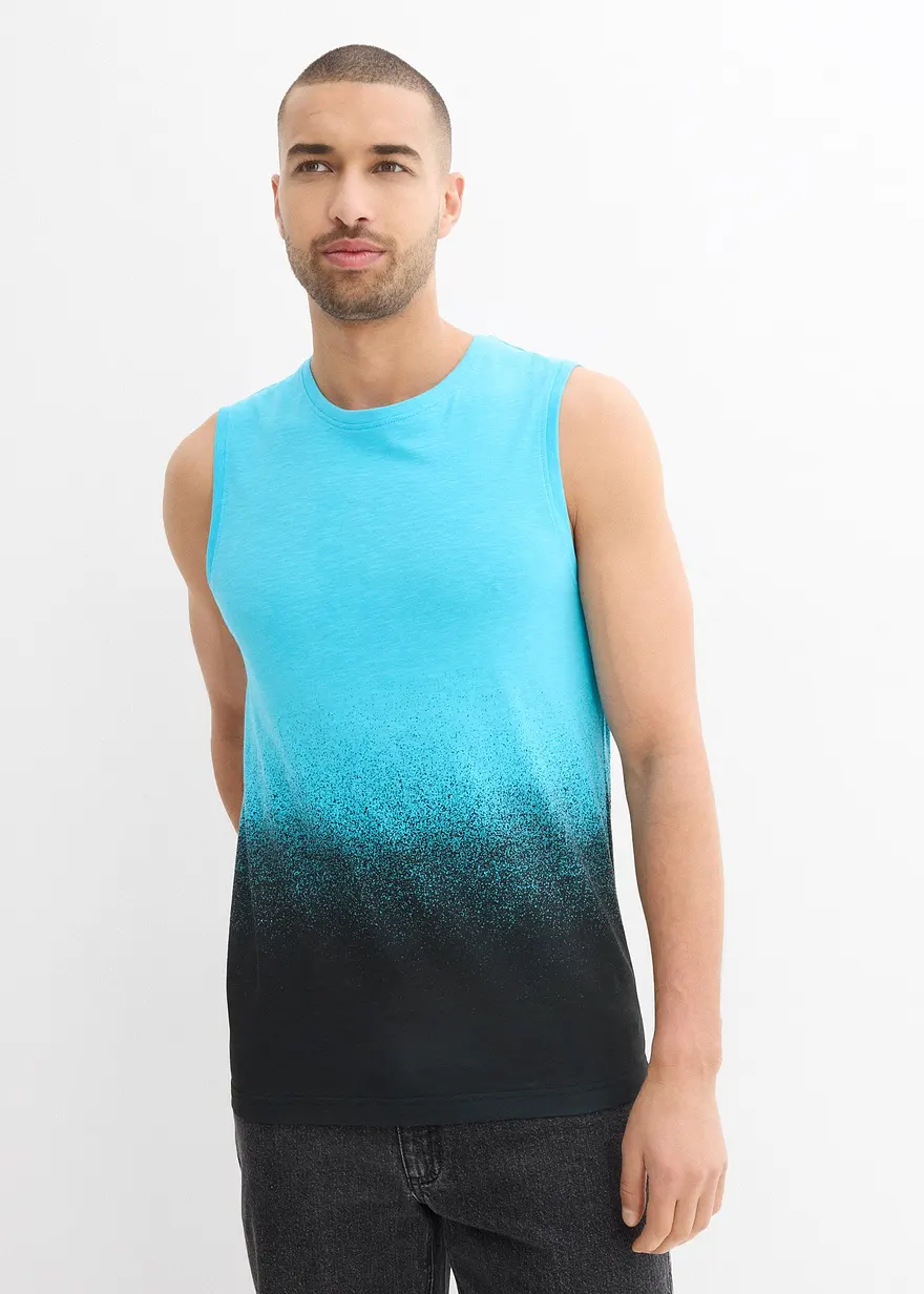 Muskel-Shirt aus reiner Bio-Baumwolle, Slim Fit